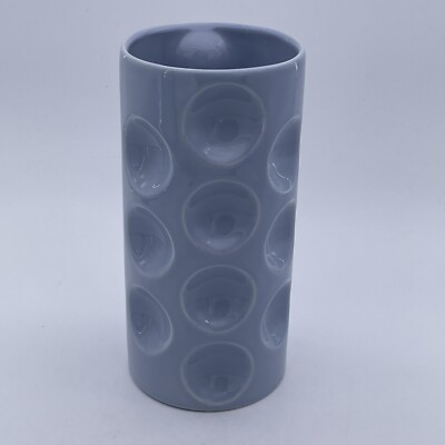 Kingston Pottery Hull Blue Keramik Tardis Vase 70er MCM Mid Century Modern hoch