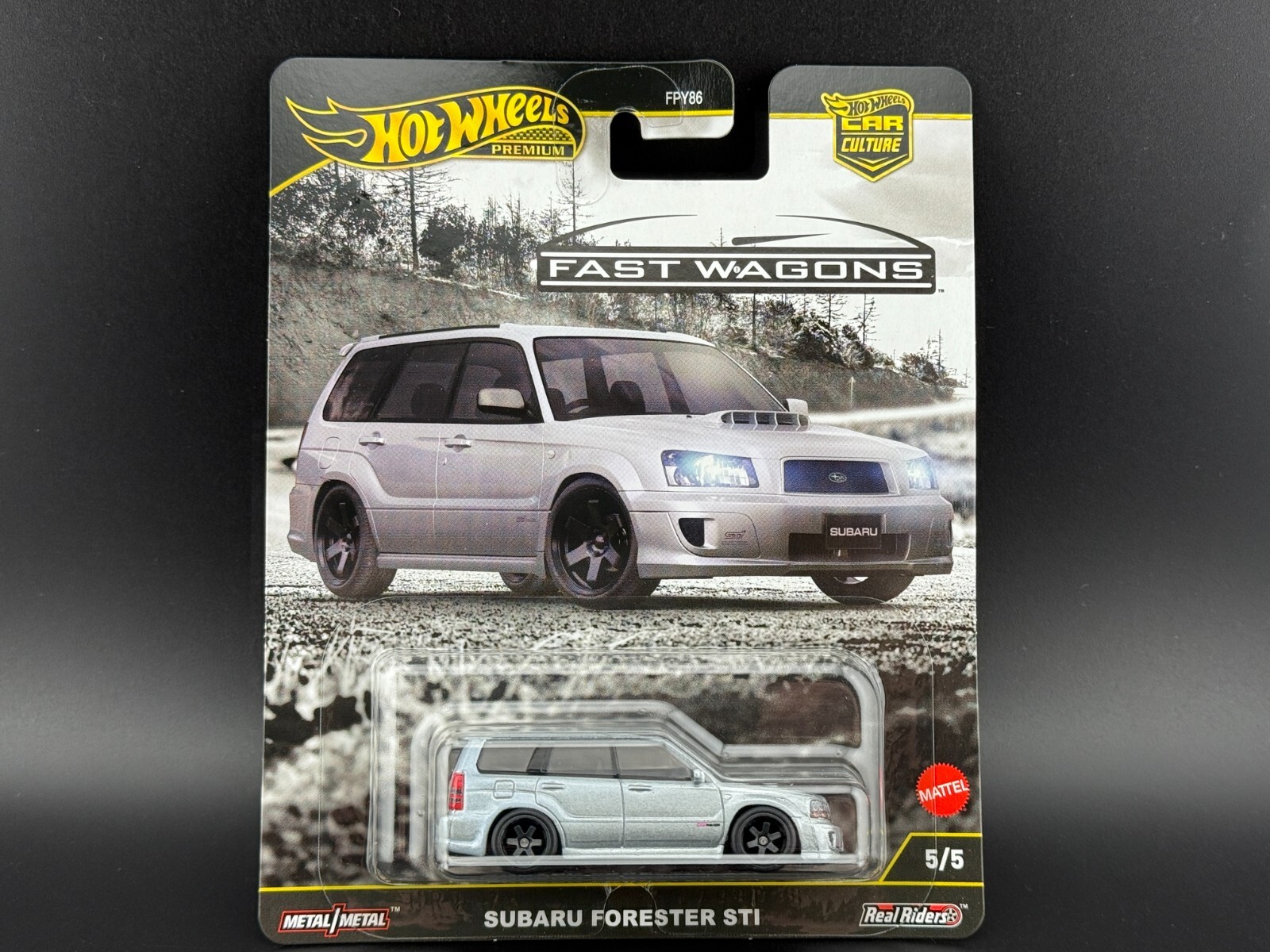Hot Wheels Subaru Forester STI Silver Fast Wagon FPY86-961 J 1/64