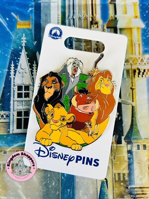 2025 Disney Family Cluster Pin Lion King Simba Scar Mufasa Pumbaa Timon Rafiki