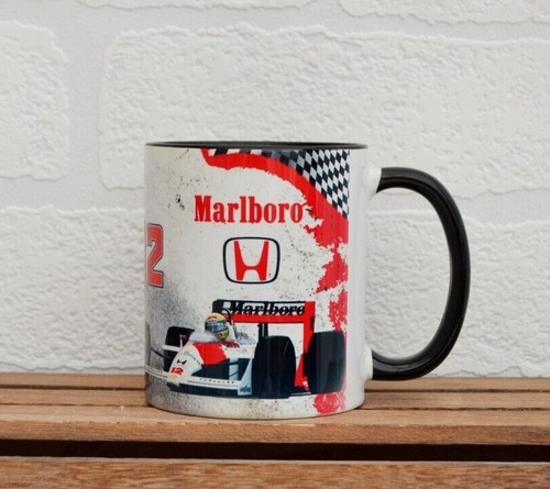 Ayrton Senna Mug, F1 Mugs, F1 Gifts, F1 Memorabilia, McLaren F1 - Picture 4 of 14