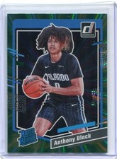 2023-24 Donruss Rated Rookie HOLO GREEN LASER RC Anthony Black #202 MAGIC