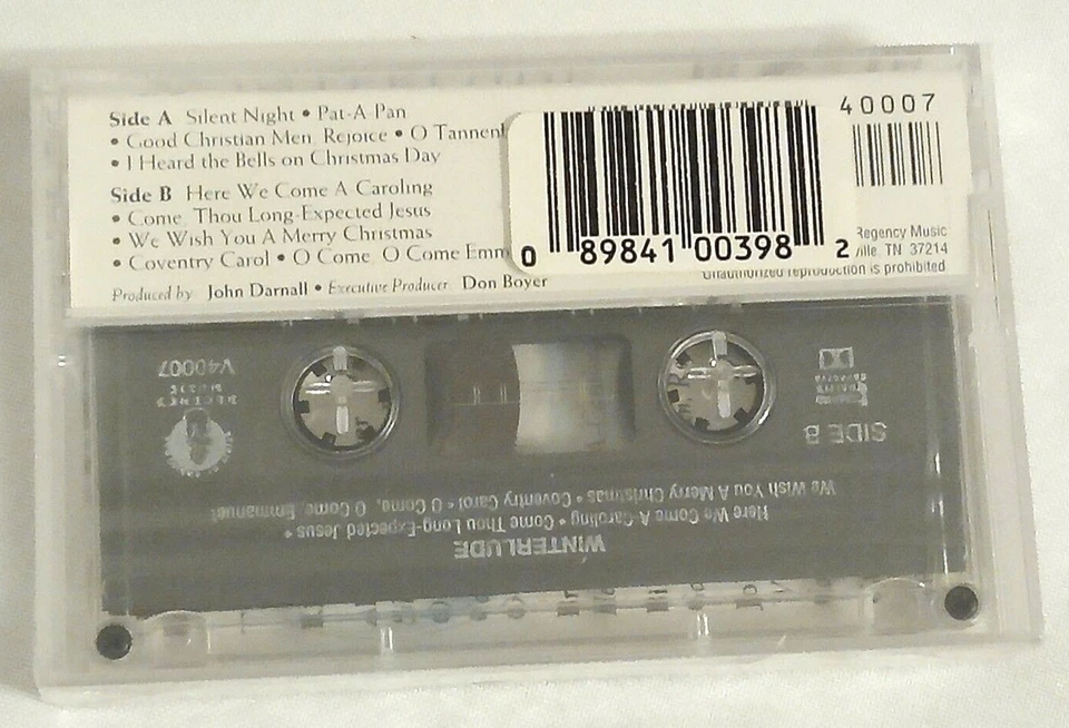 Winterlude Instrumentals for a Contemplative Christmas Cassette Tape NEW SEALED - Image 2 of 2