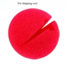 1 Pc Red Clown Nose Cosplay, used 