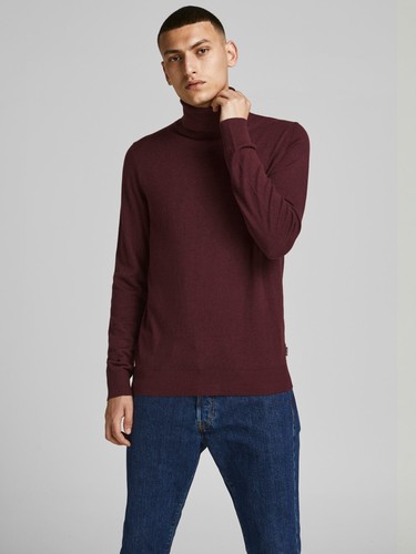 Sudadera suéter fino de cuello vuelto de hombre JACK & JONES LANGARM JJEEMIL - Imagen 9 de 56