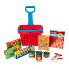 Melissa  Doug Fill  Roll Grocery Basket Play Set 3y 