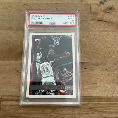 1997-98 Topps Michael Jordan Chicago Bulls Basketball Card PSA 9 Graded