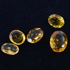 Genuine Yellow Citrine Oval Cut 66.90 Carat Loose Gemstone Lot 5 Pieces