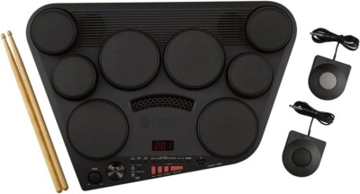 YAMAHA DD75 8 Pad Digital Percussion Drum Set (2 Fußpedale & Drumsticks) Japan