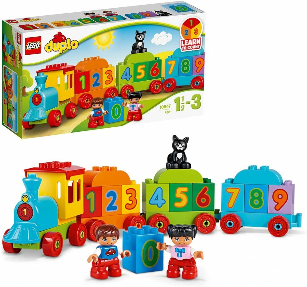 Lego Duplo 10847 Number Train 18-36 Months Toddler Children – Damaged packaging