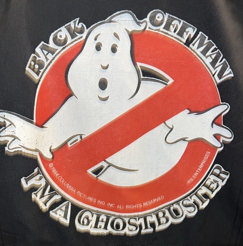 RARE Promo 1984 Ghostbusters boys crewman Coverall jump suit Columbia Pictures - Picture 6 of 9
