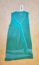NWT Anthropologie Monoreno Turquoise Tiered Ruffle Top Size Small