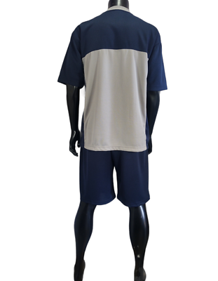 New Vintage Men 2-Piece Active Jersey Tracksuit Shirt