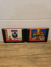 Mighty Morphin Power Rangers And Prime Time NFL Football Sega Genesis Lot