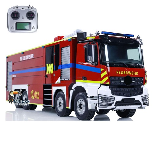8x4 1/14 Fire Truck RC Radio Control Fire Sprinkler Vehicles Motor Sounds Lights - Picture 4 of 12