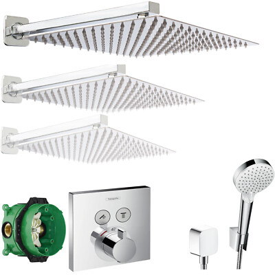 Thermostat ShowerSelect Unterputz Set Duscharmatur, Kopfbrause Regendusche A65