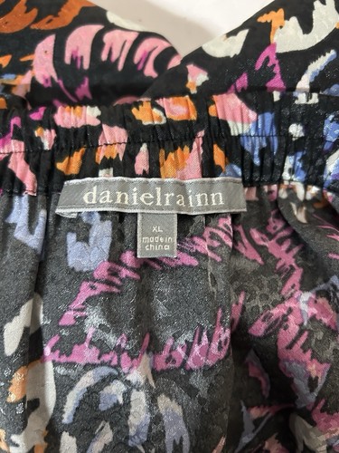 Anthropologie RN66170 Multicolor Flared Printed Skirt Button Front Sz XL - Picture 5 of 6