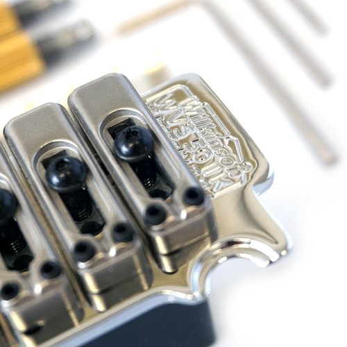 Wilkinson Stratocaster Strat Tremolo Brücke WVS50IIK Vollblock Kit - Chrom - Bild 3 von 12