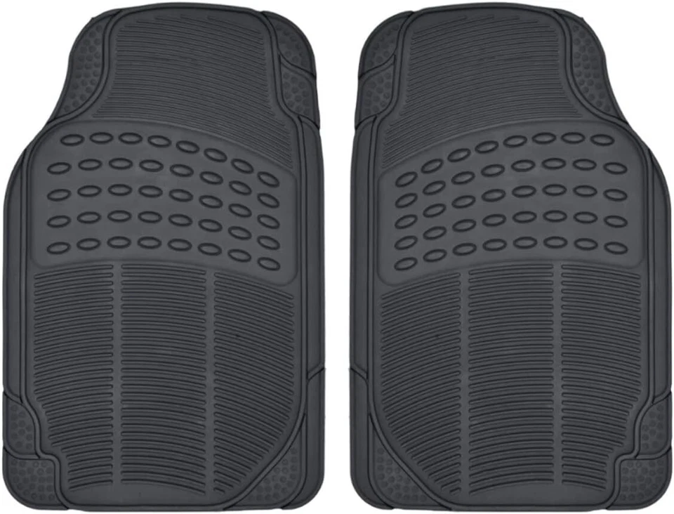 NEW 4PC BLACK CHEVY ALL WEATHER HEAVY DUTY RUBBER FLOOR MATS Foto 3 de 4