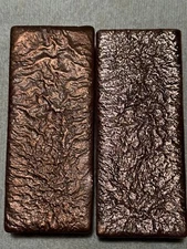 10 Lbs + Hand Poured Copper Bullion Bars, Bricks, 99.99 Ingots Veteran Owned