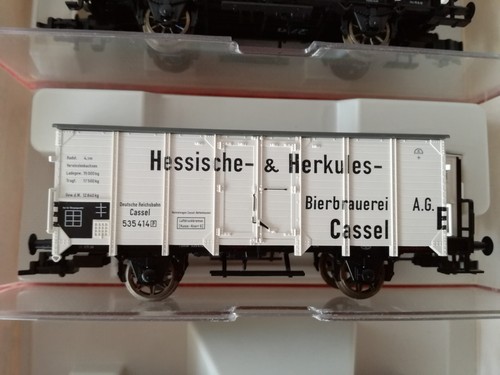 ✅H0 FLEISCHMANN piccolo convoglio merci N°4 vagoni a 2 assi - like NEW OVP - Foto 5 di 6