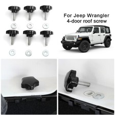 Hard Roof Quick Removal Bolts Thumb Screw Nut For Jeep Wrangler 2007-17 6pcsset