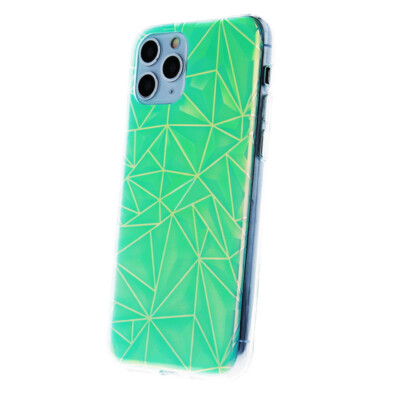 FÜR XIAOMI REDMI NOTE 11s - GEOMETRIC NEO Handy Tasche Etui Hülle Back Case GRÜN