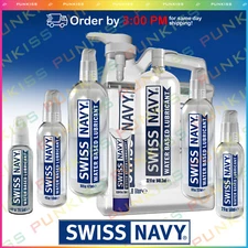 Swiss Navy Premium Water Based Lubricant💋Natural Long Lasting Personal Lube