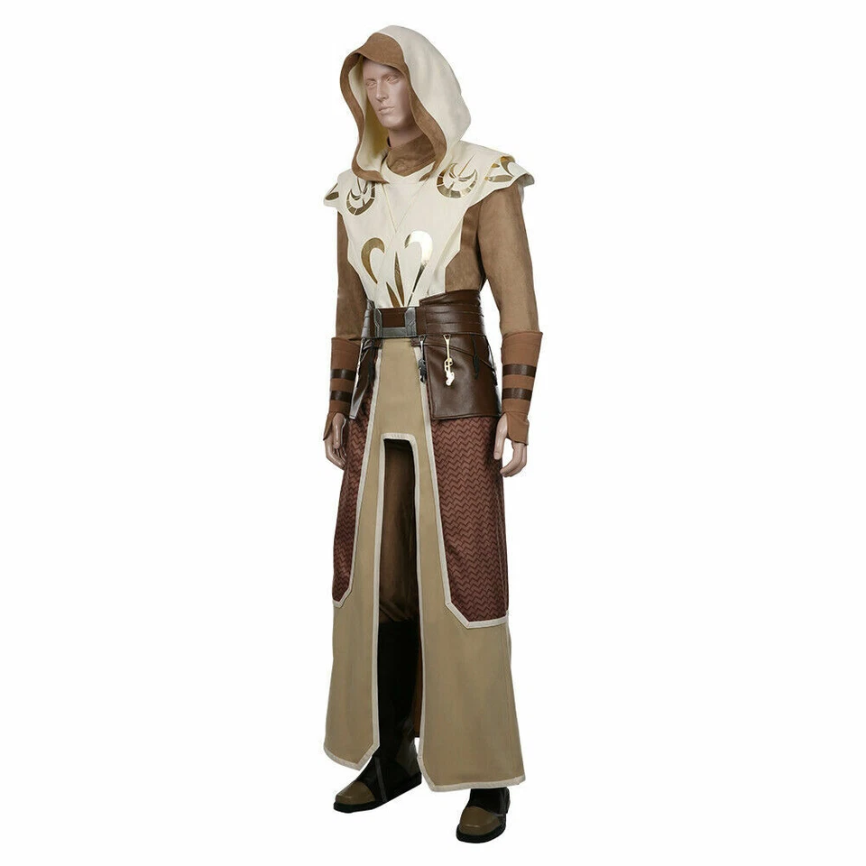 Star Wars The Clone Wars Jedi Guardia del Templo Disfraz Uniforme Halloween Foto 4 de 4