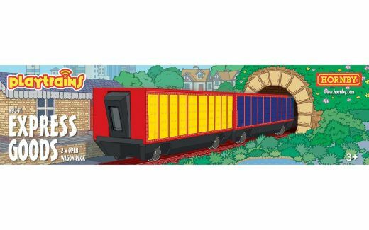 Hornby R9341 Goods Express Open Wagon Pack Remote Controlled Battery Train Set