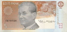 Estland / Estonia P.076a 5 Kronen 1994 UNC (1)