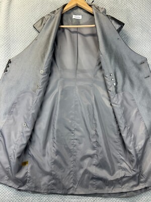 CK Womens Dress Y2K Futurism Cybercore Metalic Chrome