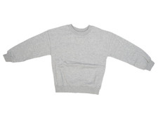H M Sweater Youth Boys Girls 6-8Y Crewneck Organic Recycled Cotton Polyester Ble