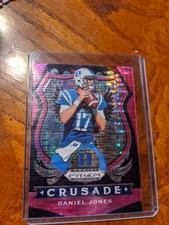 2020 Prizm Draft Picks Crusade Pink Daniel Jones