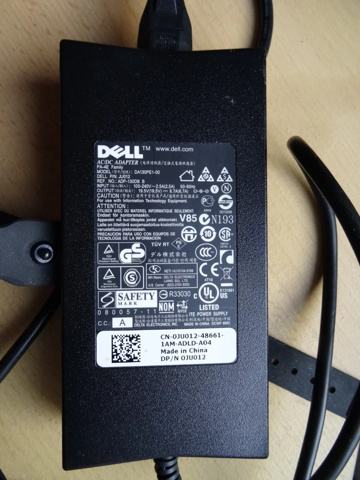Original DELL Netzteil Ladegerät AC Adapter 130W 19.5V 6.7A