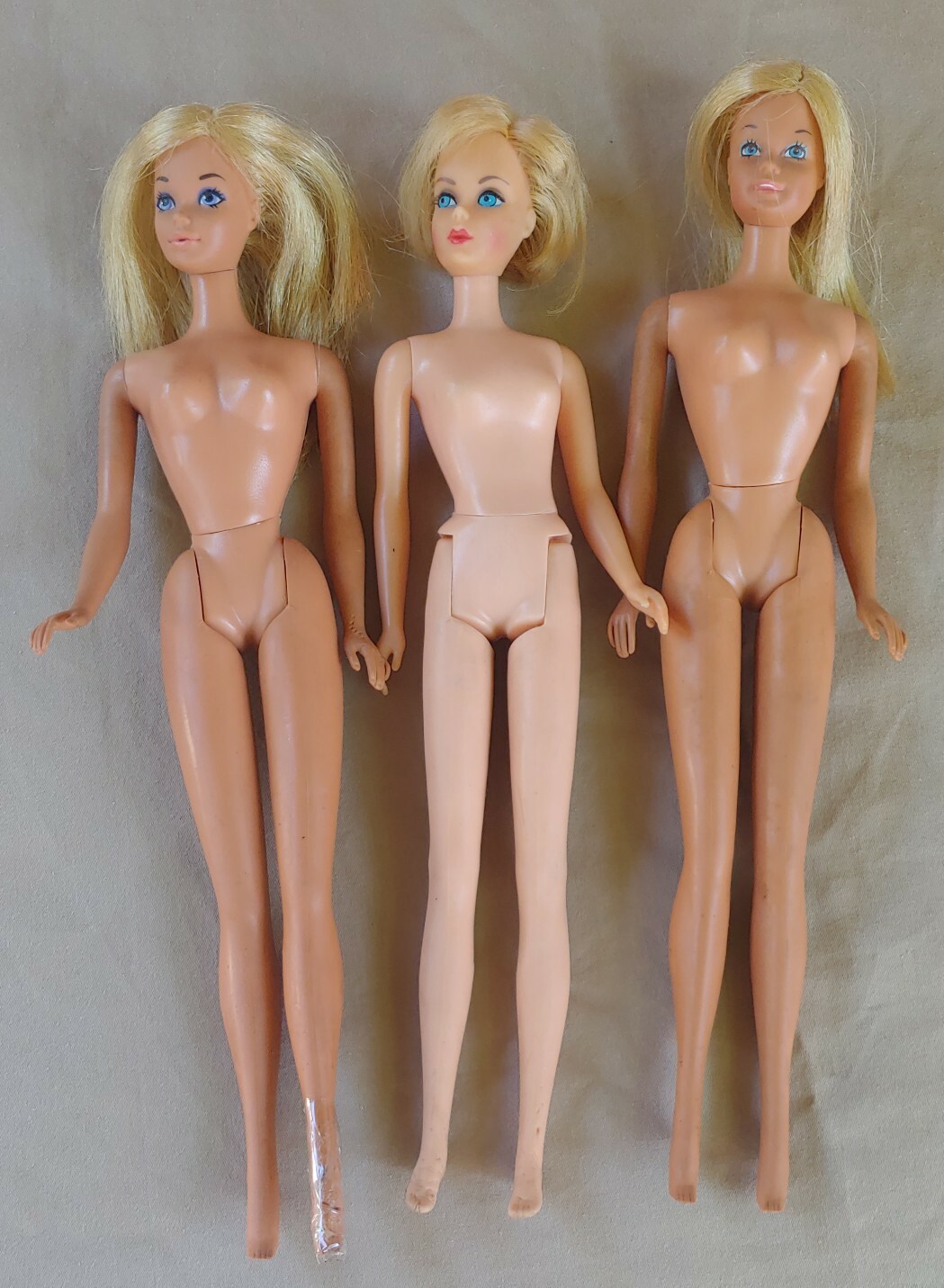 Lote de 3 Vintage 1960s Japón Mattel Barbies Twist-n-Turn 1966 Francie Lote de 3 Vintage 1960s Japón Mattel Barbies Twist-n-Turn 1966 Francie