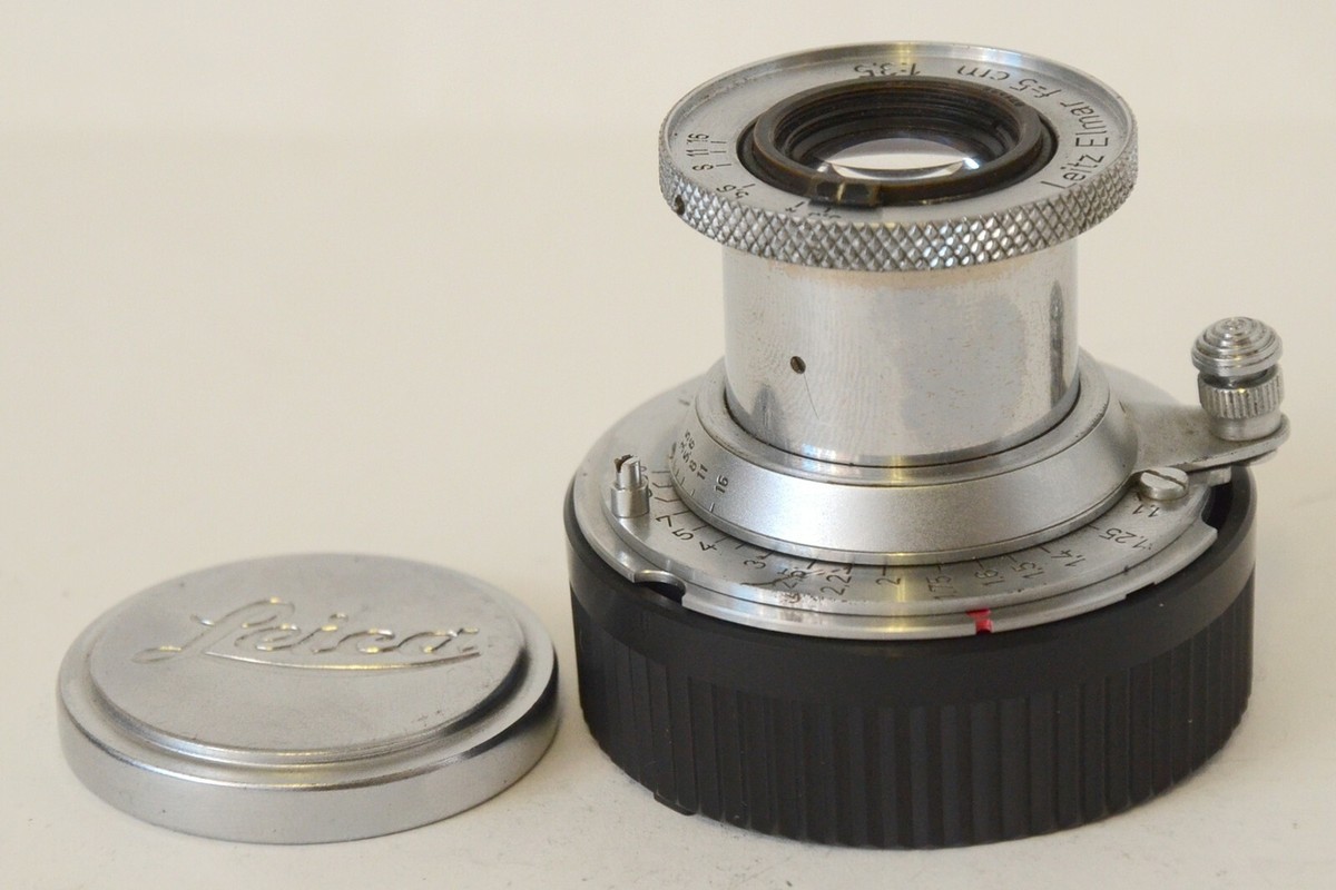 Leica Elmar 5cm F3.5 (50mm F3.5) Colassabile Con coperchi M