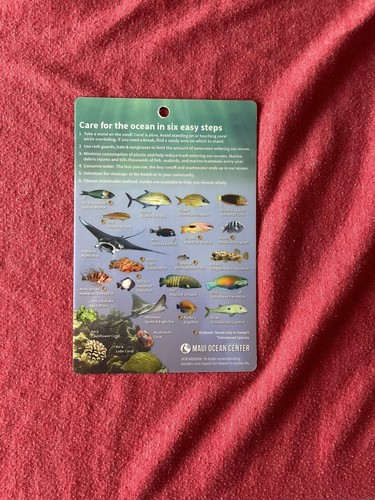 Maui Ocean Center - Guide to Marine Life Found in Hawai'i - Information Card - - Picture 2 of 2