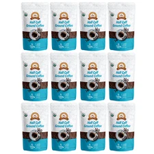Alex's Low Acid Organic Coffee - Half Caff Fresh Ground (12oz)