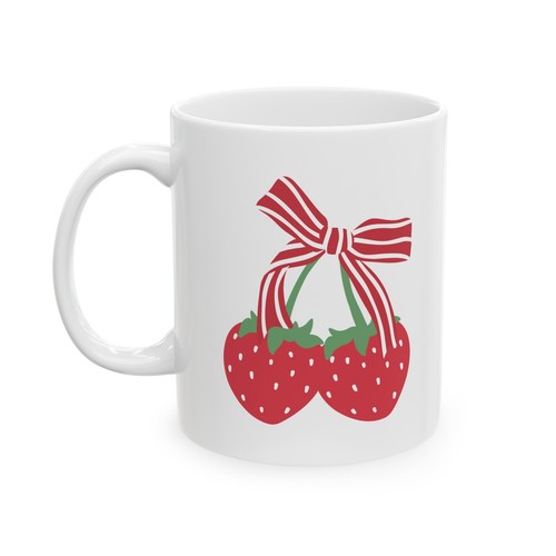 Taza de café de fresa personalizada corecottage taza de té rojo para su amigo regalo - Imagen 4 de 10