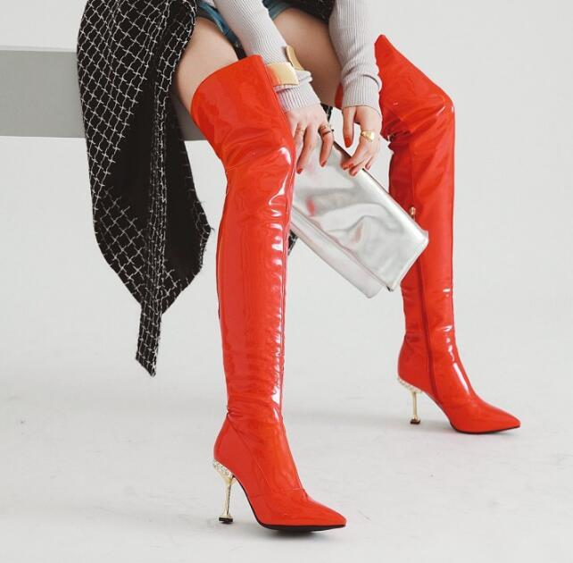 Puntera en Punta Gatito Slim Mujer taco alto encima de la rodilla tira de Mujer Slim botas Ths01 96bab5 Puntera en Punta Gatito Slim Mujer taco alto encima de la rodilla tira de Mujer Slim botas Ths01 96bab5