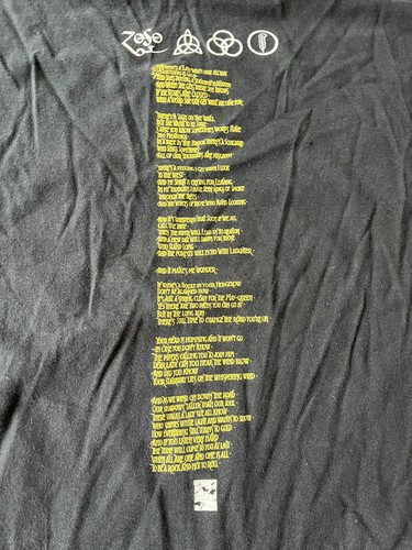 vtg Led Zeppelin Men's Stairway To Heaven Rock Band T-shirt Sz XL - Picture 7 of 7