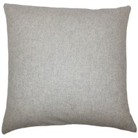 Vella Solid 22 X 22 Down Feather Throw Pillow Grey Vella Solid 22 X 22 Down Feather Throw Pillow Grey