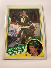 84-85 CRAIG HARTSBURG #98 MINNESOTA NORTH STARS OPC Writing On Back