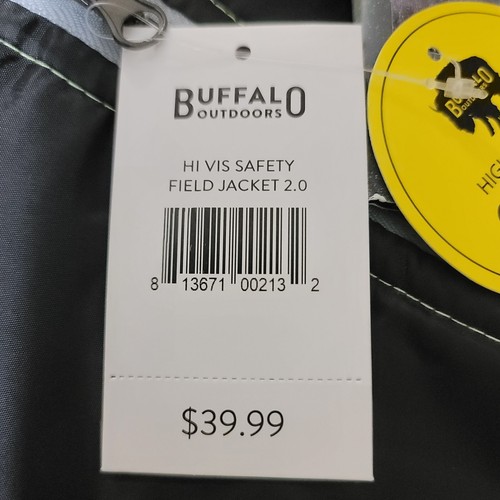 Buffalo Outdoors Workwear Class 2 Hi Visibility Winter Jacket Various Sizes - Picture 13 of 27