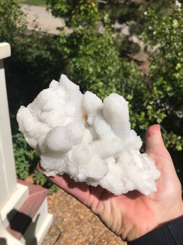 Quartz, milky, Camp Bird mine, Ouray, Colorado, USA - Picture 8 of 16
