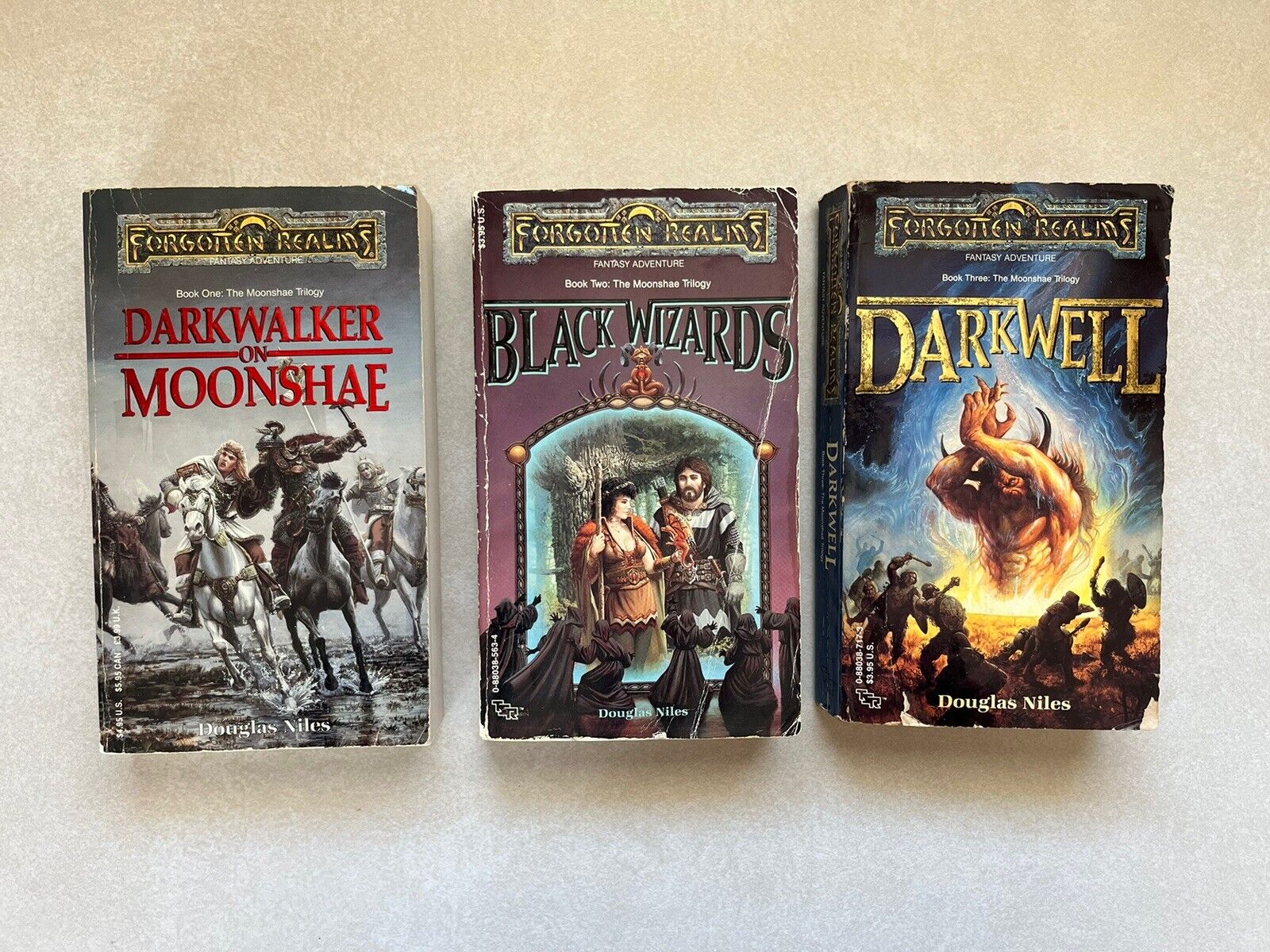 DUNGEONS AND DRAGONS BOOKS FORGOTTEN REALMS LOT DUNGEONS AND DRAGONS BOOKS FORGOTTEN REALMS LOT