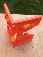 EMPIRE Magnetic Model 721 SPIRIT LEVEL Orange Post & Pipe Vintage