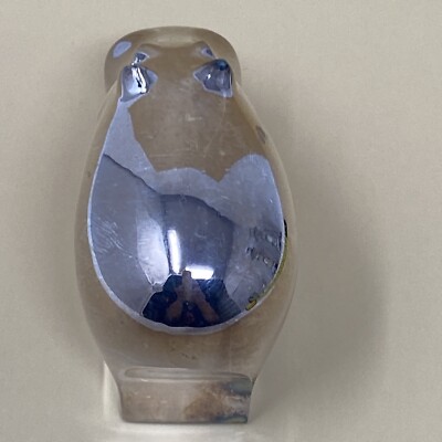 Dansk Design Silver plated/Zinc Hippo Paperweight Figurine Dansk Design Silver plated/Zinc Hippo Paperweight Figurine