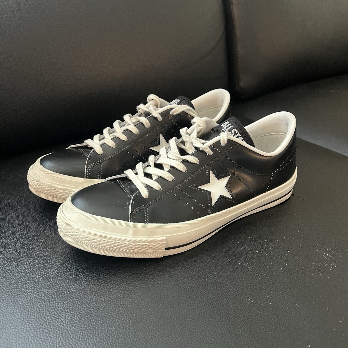 Converse ONE STAR J Black × White All Star MADE IN JAPAN