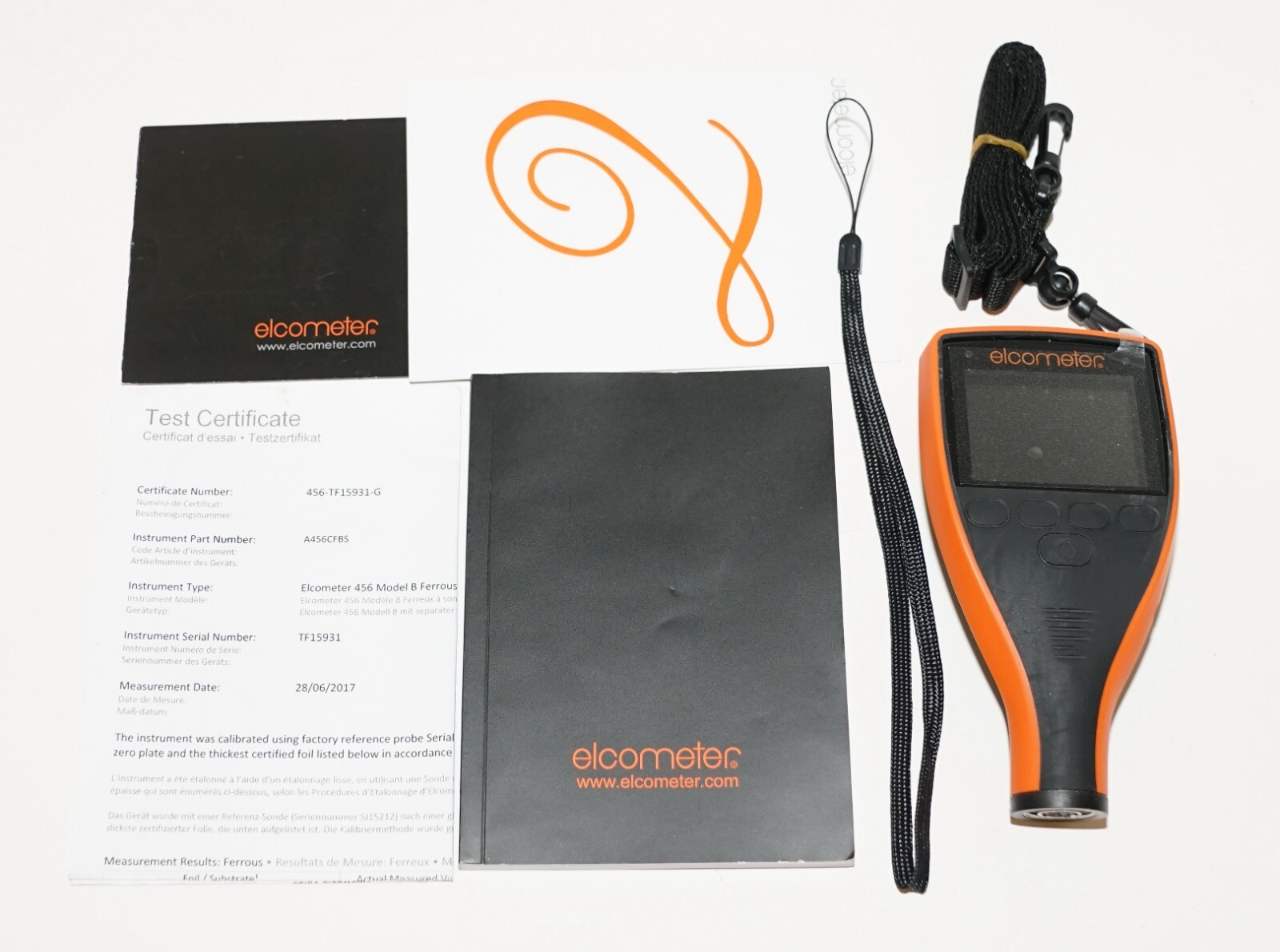 456 F A456CFBS MODEL B FERROUS SEPARATE DFT COATING THICKNESS GAUGE eBay